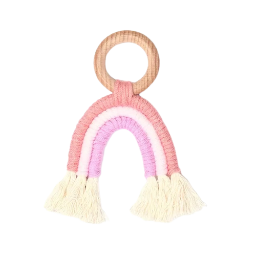 Rainbow Macrame-Pink