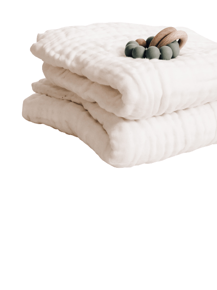 white swaddle blanket