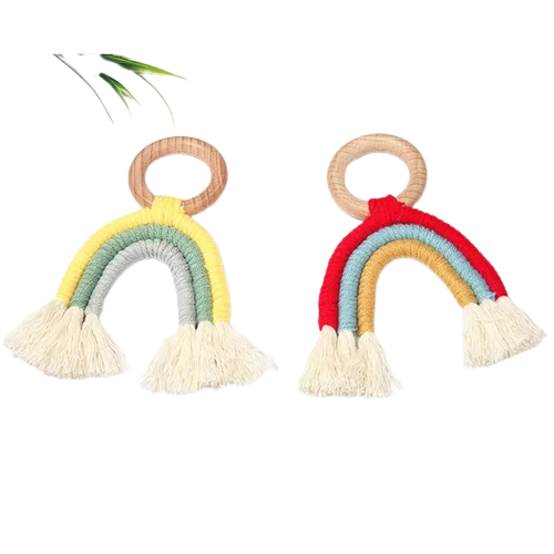 Rainbow Macrame-Red