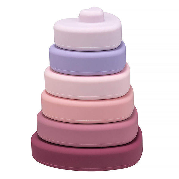 Heart Shaped Silicone Stacker