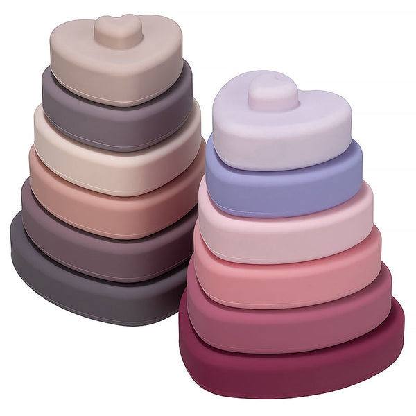 Heart Shaped Silicone Stacker