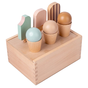 Wooden Ice Cream Set